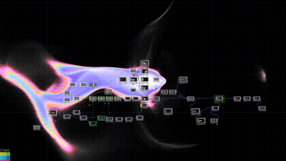 Solstice Garden — TouchDesigner point-cloud visual development